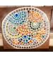 Contemporary mosaic circle on sealed plywood