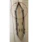 Macramé wall hanging natural cotton with beads and decorative bee