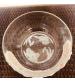 Etched glass bowl with mosaic