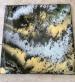 Abstract acrylic and Epoxy resin on canvas