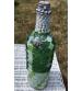 Mosaic bottle with abalone spider and fairy lights